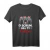 O Scrum All Ye Faithful Lustiges Weihnachtsrugby T-Shirt - Perfektes Geschenk für Rugby-Liebhaber zu Weihnachten