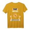 Rugby & Bier Darum Bin Ich Hier - Witziges Mannschaftssport T-Shirt mit Spruch für Rugby- und Bierliebhaber