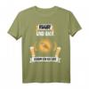 Rugby & Bier Darum Bin Ich Hier - Witziges Mannschaftssport T-Shirt mit Spruch für Rugby- und Bierliebhaber