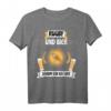 Rugby & Bier Darum Bin Ich Hier - Witziges Mannschaftssport T-Shirt mit Spruch für Rugby- und Bierliebhaber