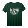 Rugby 6 Nationen T-Shirt mit Länderflaggen - England, Frankreich, Wales, Schottland, Italien, Irland für Fans, Spieler & Trainer