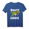 Rugby Saurus Lustiges Rugby Dinosaurier Spieler Fan T-Shirt – Perfektes Geschenk für Rugby Fans, Trainer & Teammitglieder