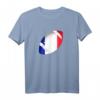 Rugby Ball Frankreich Flagge T-Shirt für Herren, Damen & Kinder – Unterstützung für Les Bleus, ideales Geschenk & Fan-Outfit