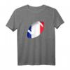 Rugby Ball Frankreich Flagge T-Shirt für Herren, Damen & Kinder – Unterstützung für Les Bleus, ideales Geschenk & Fan-Outfit