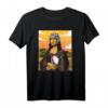 Lustiges Rugby T-Shirt mit Mona Lisa - Kreatives Rugby-Fan Shirt für Frauen, Spieler, Trainer & Stadion-Fans