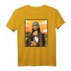 Lustiges Rugby T-Shirt mit Mona Lisa - Kreatives Rugby-Fan Shirt für Frauen, Spieler, Trainer & Stadion-Fans