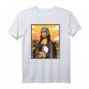 Lustiges Rugby T-Shirt mit Mona Lisa - Kreatives Rugby-Fan Shirt für Frauen, Spieler, Trainer & Stadion-Fans