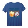 Ich mag Bier und Rugby und vielleicht 3 Leute T-Shirt - Lustiges Geburtstags-Shirt für Rugby- und Bierliebhaber mit 40er Spruch