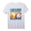 Ich mag Bier und Rugby und vielleicht 3 Leute T-Shirt - Lustiges Geburtstags-Shirt für Rugby- und Bierliebhaber mit 40er Spruch