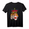 Tiger mit Edelsteinaugen und Krone T-Shirt – Trendiges modernes surrealistisches Design für Sport, Partys & Geschenke für Kunst- und Tierliebhaber