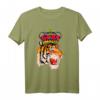 Tiger mit Edelsteinaugen und Krone T-Shirt – Trendiges modernes surrealistisches Design für Sport, Partys & Geschenke für Kunst- und Tierliebhaber