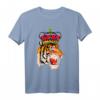 Tiger mit Edelsteinaugen und Krone T-Shirt – Trendiges modernes surrealistisches Design für Sport, Partys & Geschenke für Kunst- und Tierliebhaber