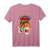 Tiger mit Edelsteinaugen und Krone T-Shirt – Trendiges modernes surrealistisches Design für Sport, Partys & Geschenke für Kunst- und Tierliebhaber