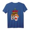 Tiger mit Edelsteinaugen und Krone T-Shirt – Trendiges modernes surrealistisches Design für Sport, Partys & Geschenke für Kunst- und Tierliebhaber