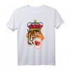 Tiger mit Edelsteinaugen und Krone T-Shirt – Trendiges modernes surrealistisches Design für Sport, Partys & Geschenke für Kunst- und Tierliebhaber