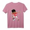 Dabbing Soccer Boy Tunesien Trikot - Lustiges Fußball T-Shirt für Jungen, Kinder & Jugendliche, ideal für Turniere & Geburtstage
