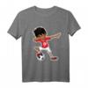 Dabbing Soccer Boy Tunesien Trikot - Lustiges Fußball T-Shirt für Jungen, Kinder & Jugendliche, ideal für Turniere & Geburtstage