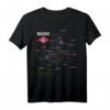 Madrid Spanien Metro U-Bahn Karte T-Shirt – Geschenk für Reisende, Zug- und Eisenbahnfreunde, Erinnerungsstück für Madrid-Urlaub