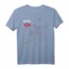 Madrid Spanien Metro U-Bahn Karte T-Shirt – Geschenk für Reisende, Zug- und Eisenbahnfreunde, Erinnerungsstück für Madrid-Urlaub