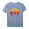 Santa Cruz CA Retro Sonnenuntergang T-Shirt - Vintage Surfer Beachmode für Sommerurlaub & Strandfans