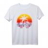 Santa Cruz CA Retro Sonnenuntergang T-Shirt - Vintage Surfer Beachmode für Sommerurlaub & Strandfans