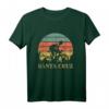 Santa Cruz CA Kalifornien Surfer Retro T-Shirt im Vintage Style - 70er & 80er Jahre Beach Strand Surf Design für Surfer, Fahrradfahrer & Outdoor-Enthusiasten