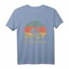 Santa Cruz CA Kalifornien Surfer Retro T-Shirt im Vintage Style - 70er & 80er Jahre Beach Strand Surf Design für Surfer, Fahrradfahrer & Outdoor-Enthusiasten