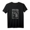 Okkult Synthesizer Baphomet Synth Satan Tarot T-Shirt – Vintage Retro Design für Elektronik-, Techno- und Analog-Fans, ideales Geschenk für Musiker & Nerds