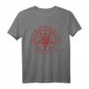 Siegel des Baphomet Sigil Satan 666 - Okkultes Gothic T-Shirt mit Pentagramm, Dämonen und Satanischem Motiv
