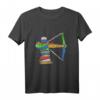 Bogenschießen Pfeile Zielscheibe Wordart Bogenschütze T-Shirt – Perfektes Geschenk für Jäger, Wettkämpfer & Schützenfest-Teilnehmer