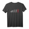Evolution Sportschütze Steinzeit bis Heute Geschenk - Lustiges Schütze T-Shirt für Jäger, Schützenkönige und Waffenliebhaber