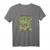 HapMonkey T-Shirt mit klassischer Gruppenpose - Nickelodeon Ninja Turtles Retro Cartoon Apparel für Männer, Frauen, Jungen und Mädchen