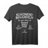 Das gute Stück schonend behandeln 80. Geburtstag T-Shirt – Humorvolles Geschenk mit Pflegeanleitung für Frauen und Männer