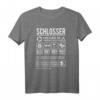 Lustiges Schlosser Meister Handwerker T-Shirt – Perfektes Geschenk für Schlosser, Auszubildende und Handwerker mit Humor