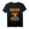 Metallbauer T-Shirt Schlosser Beruf Job Schlosserei Geschenk - Lustiges Handwerk Shirt für Ehemann, Ehefrau & Berufstätige