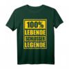 Lustiges Schlosser T-Shirt - 100% Lebende Schlosser Legende, originelles Geschenk für Metallarbeiter und Handwerker