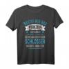 Lustiges Schlosser T-Shirt mit Spruch 'Reicht mir das Werkzeug' - Perfektes Geschenk für Schlosser, Freunde und Kollegen