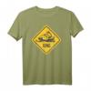 Snow Ski Xing Street Sign | Snowmobile Crossing Sign T-Shirt – Vintage Wintersport Design, Perfekt als Geschenk für Schneemobilfahrer zu Weihnachten & Geburtstag