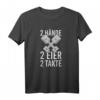 Tuning Spruch Autofan Racer Car T-Shirt mit 2 Händen, 2 Eier & 2 Takte – Lustige Garage, Drift & Motorsport Kleidung für Mechaniker & Autoenthusiasten
