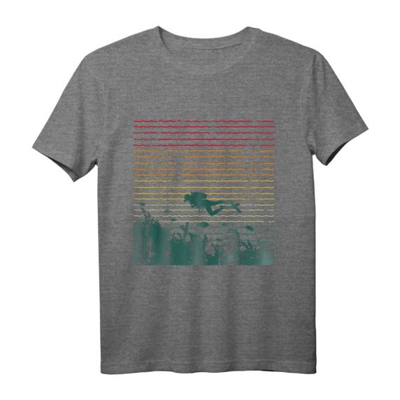 Retro Tauchen T-Shirt – Wassersport, Schnorcheln & Unterwasserwelt Geschenkidee für Taucher, Schnorchler und Wasserratten zu Weihnachten & Geburtstag