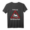 Achtung Schützenfest Lustiges Schützenverein Bier Saufen T-Shirt - Perfektes Partyoutfit und Geschenk für Bierliebhaber zum Schützenfest, Geburtstag oder Weihnachten