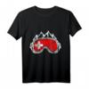 Schweiz Flagge Ski Geschenk Wintersport T-Shirt - Perfekt für Skifahrer, Snowboarder & Alpenfans, ideal zu Weihnachten & Geburtstagen