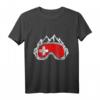 Schweiz Flagge Ski Geschenk Wintersport T-Shirt - Perfekt für Skifahrer, Snowboarder & Alpenfans, ideal zu Weihnachten & Geburtstagen