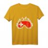 Schweiz Flagge Ski Geschenk Wintersport T-Shirt - Perfekt für Skifahrer, Snowboarder & Alpenfans, ideal zu Weihnachten & Geburtstagen