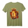 TEAM GAGA Löwe mit Krone und Schwert T-Shirt – Surrealistisches Design für Sport, Party & Geschenkideen für Kunstliebhaber, Familie & Freunde