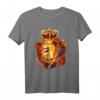 TEAM GAGA Löwe mit Krone und Schwert T-Shirt – Surrealistisches Design für Sport, Party & Geschenkideen für Kunstliebhaber, Familie & Freunde