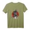 Japanischer Samurai-Krieger mit Schwert und Bushido-Code T-Shirt – Perfekt für Kampfsport, Japan-Fans und kulturelle Anlässe
