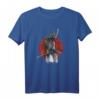 Japanischer Samurai-Krieger mit Schwert und Bushido-Code T-Shirt – Perfekt für Kampfsport, Japan-Fans und kulturelle Anlässe