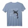 Ich liebe einfach Orcas – Cooles Schwert-Wal Orca T-Shirt für Meerestier-Fans, Surfer & Ozean-Liebhaber