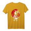 Japanisches Samurai Feuerkrieger T-Shirt mit Schwertern - Vintage Design für Kampfsport- und Japan-Fans